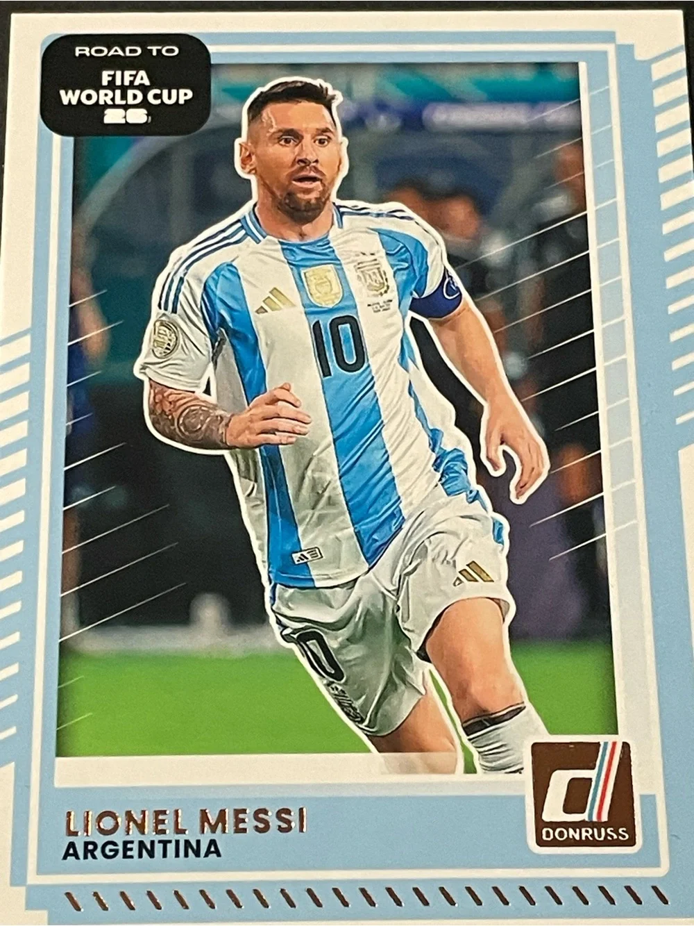 Panini Road To FIFA World Cup 2026 Donruss Lionel Messi #154 Argentina Base Card